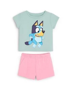Conjunto Short Bluey para Niña