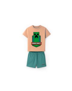 Conjunto Short Minecraft para Niño