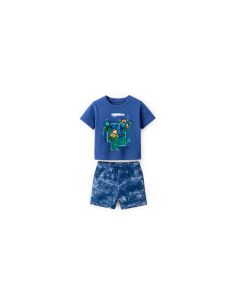 Conjunto Short Minecraft para Niño