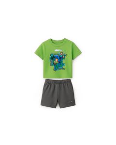 Conjunto Short Minecraft para Niño
