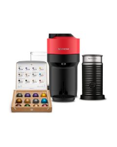Combo Cafetera Vertuo Pop y Aeroccino 3
