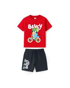 Conjunto Short Bluey para Niño