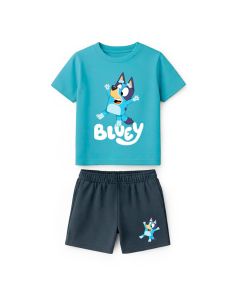 Conjunto Short Bluey para Niño