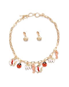 JGO. Collar y Aretes