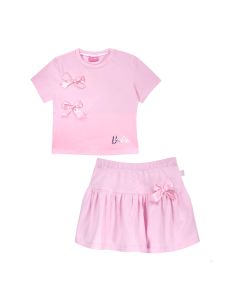 Conjunto Falda Scooter con Tablones + Playera con