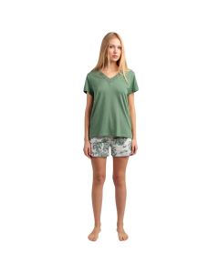 Conjunto Pijama Dama Manga Corta
