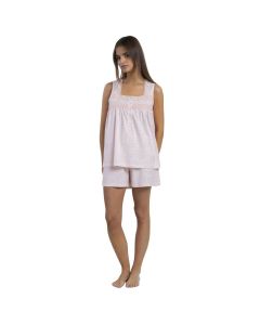 Conjunto Pijama Dama sin Mangas