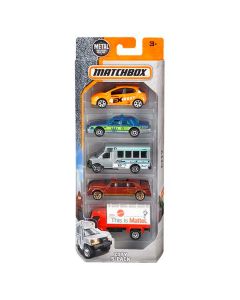 Matchbox PAQ. de 5 (MODELOS SURTIDOS)