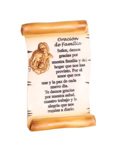 Pergamino Oración de Familia NO. 10