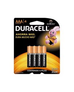 Blister con 4 Pilas AAA