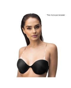 TIRANTES TRANSPARENTES PARA BRA 3 PIEZAS