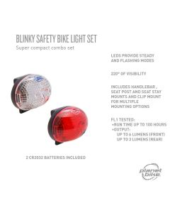 SET DE LUCES P/BICICLETA
