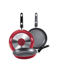 SET 3 SARTENES ROJO