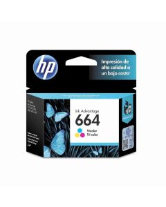 Tinta HP F6V28AL 664 Tricolor para 1115 / 2135 / 3835