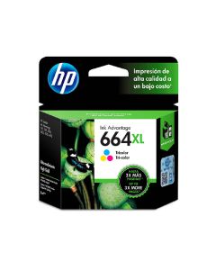 TINTA HP F6V30AL 664XL TRICOLOR P/1115 Y 2135