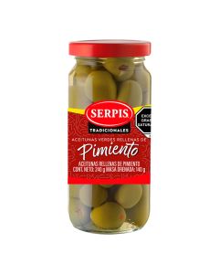 ACEITUNA PIMIENTO ROJO RELLENA